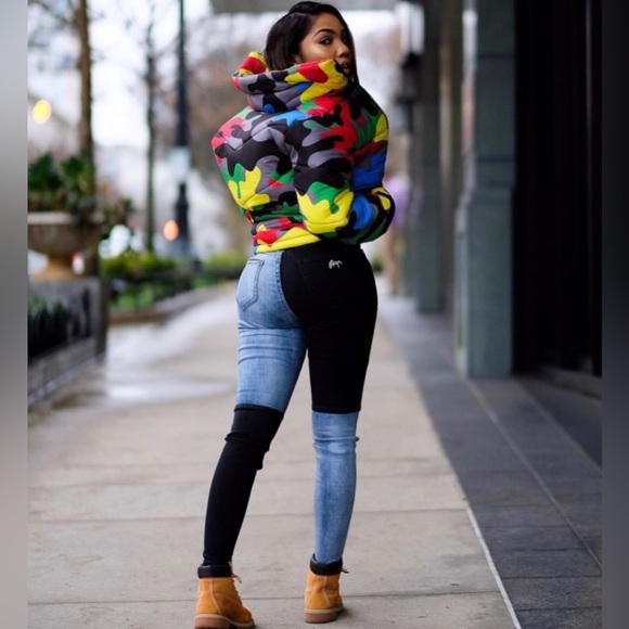 Camouflage Unisex Jacket-NWT - Picture 5 of 7